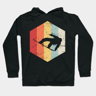 Retro Vintage Snowboarding Icon Hoodie